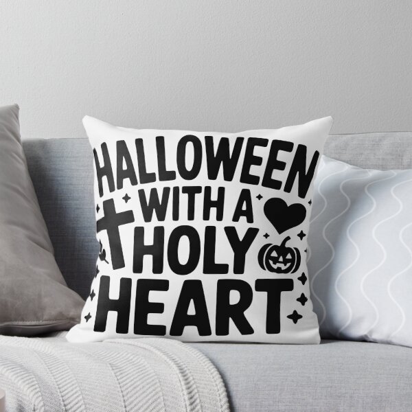 Item preview, Halloween With a Holy Heart designed and sold by theartfulaspie.