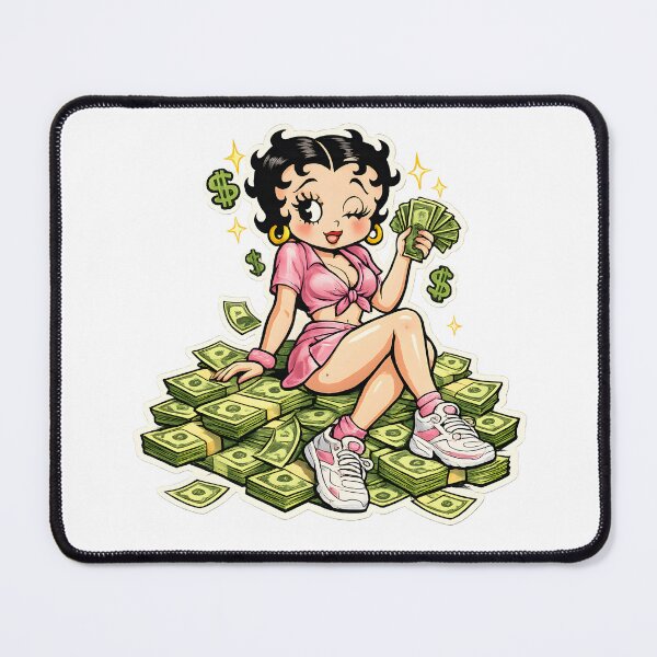 Item preview, Betty Boop on a Hill of Dollars designed and sold by infinitearte.