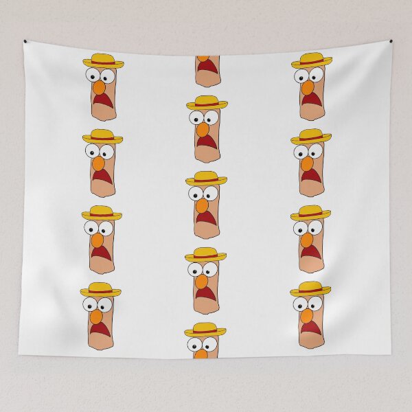 Item preview, The Muppets - Beaker In A Straw Hat designed and sold by Animals-by-JB.