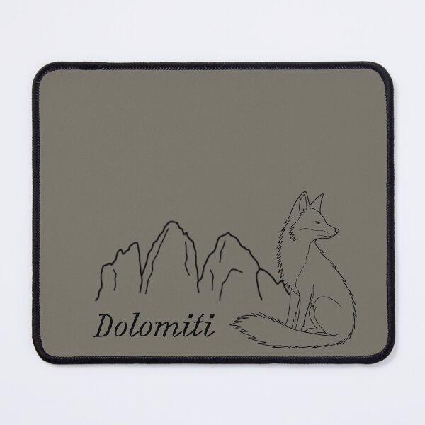 Item preview, Cute Fluffy Fox Mountain Adventure Hiking Dolomites Dolomiti designed and sold by SlothcoreVibes.