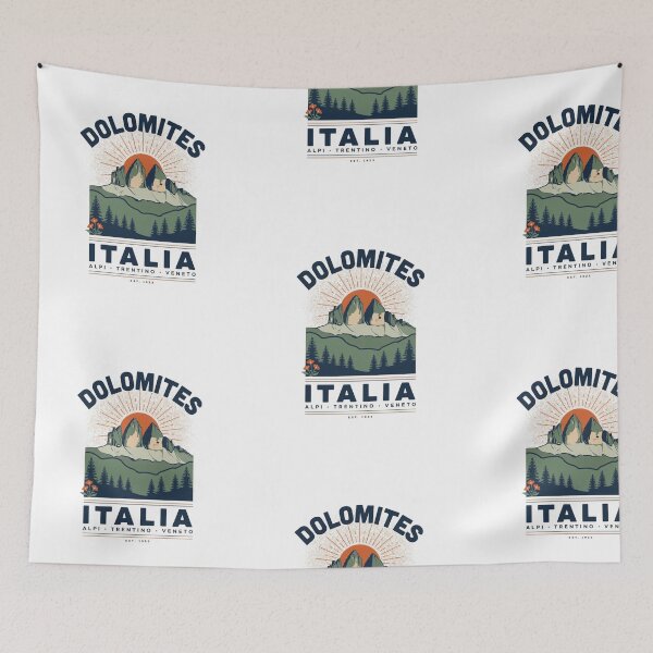 Item preview, Vintage Dolomites Italia Mountain Nature Vintage Travel designed and sold by velorea.