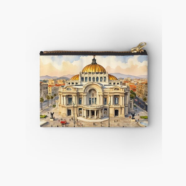 Item preview, Mexico City Watercolor Palacio de Bellas Artes designed and sold by Magnolia Valley Art.