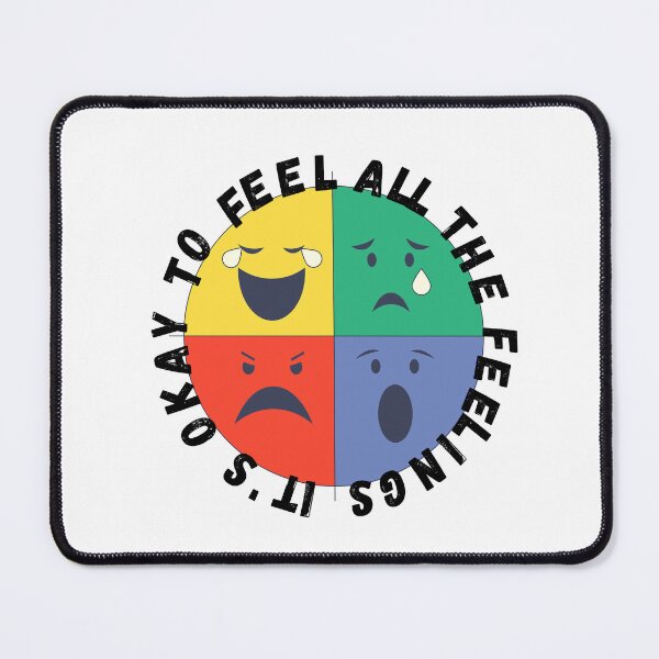 Item preview, It's Okay to Feel All the Feelings - Mental Health Awareness Cute Retro Emotions Design designed and sold by ArtivaaStudio.