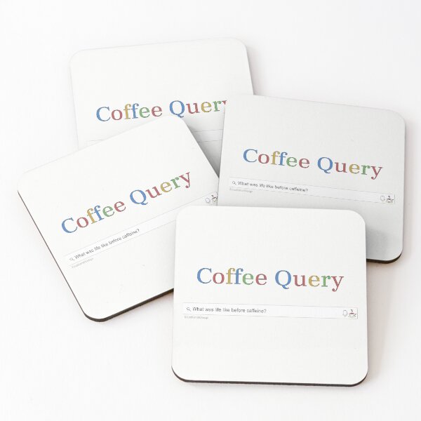 Item preview, Coffee Query: Life Before Caffeine designed and sold by JustAsmahDesign.
