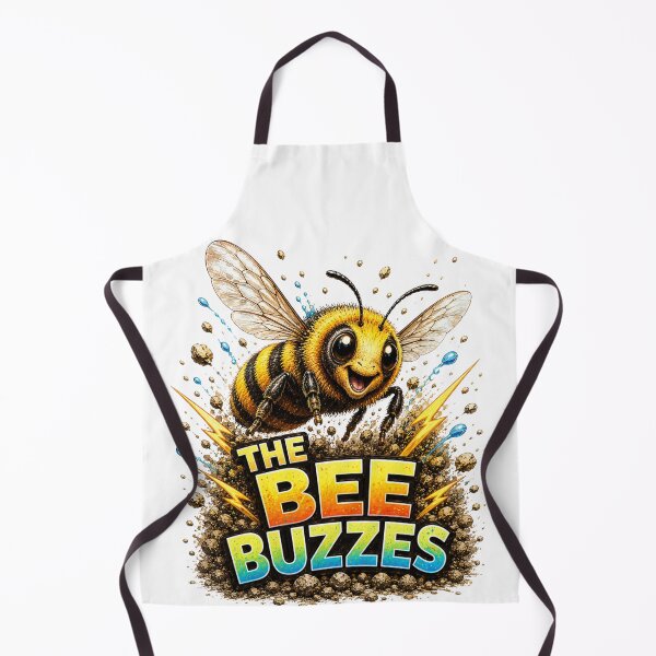Item preview, The Bee Buzzes – Cute Funny Bee Illustration designed and sold by CMA Design Studio.