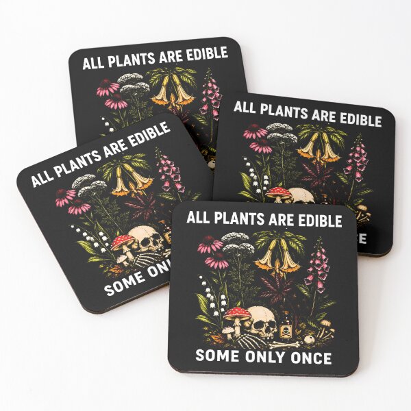 Item preview, All Plants Are Edible Some Only Once Vintage Botanical designed and sold by Arens ★★★★★.