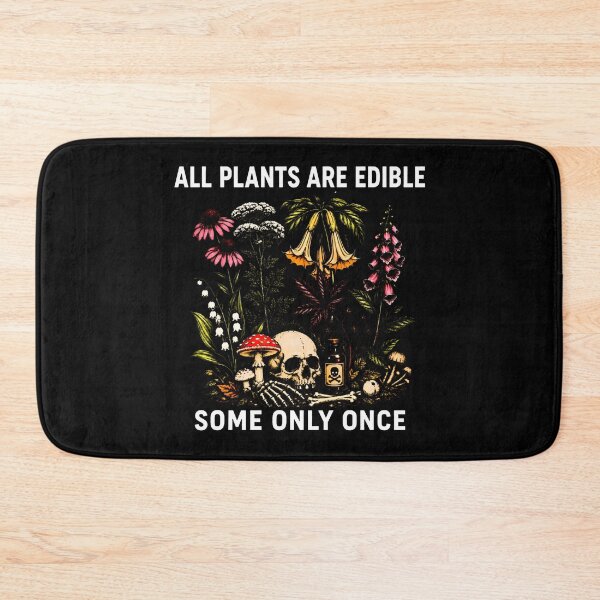 Item preview, All Plants Are Edible Some Only Once Vintage Botanical designed and sold by Arens ★★★★★.