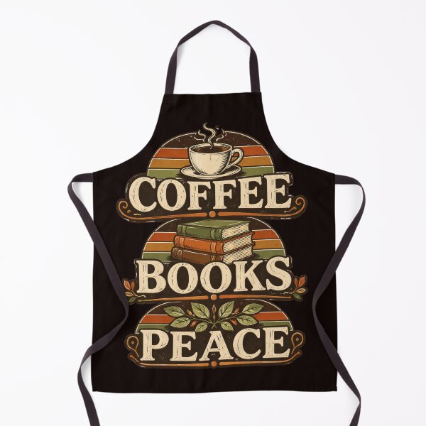 Item preview, Coffee Books Peace | Bibliophile Gift | Coffee and Books Lover | Cozy Reading Life designed and sold by DaVinci_drop.