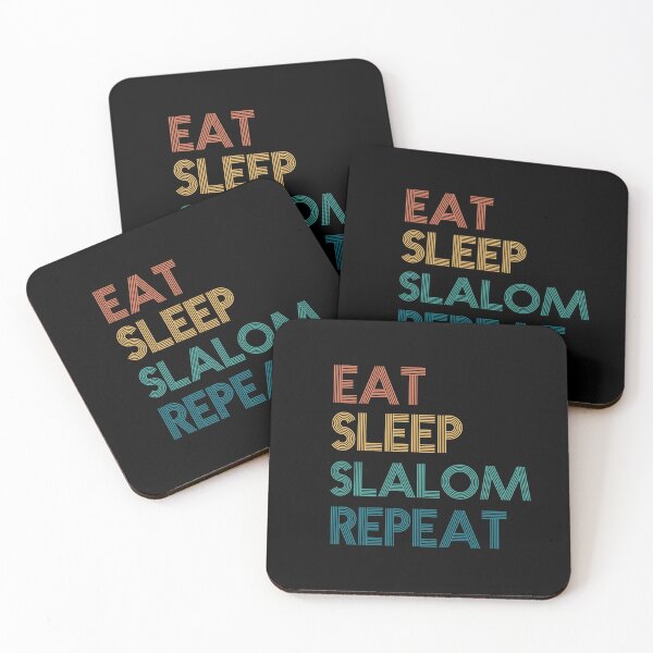 Item preview, Eat Sleep Slalom Repeat - Gift For Slalom Fans designed and sold by kindxinn.
