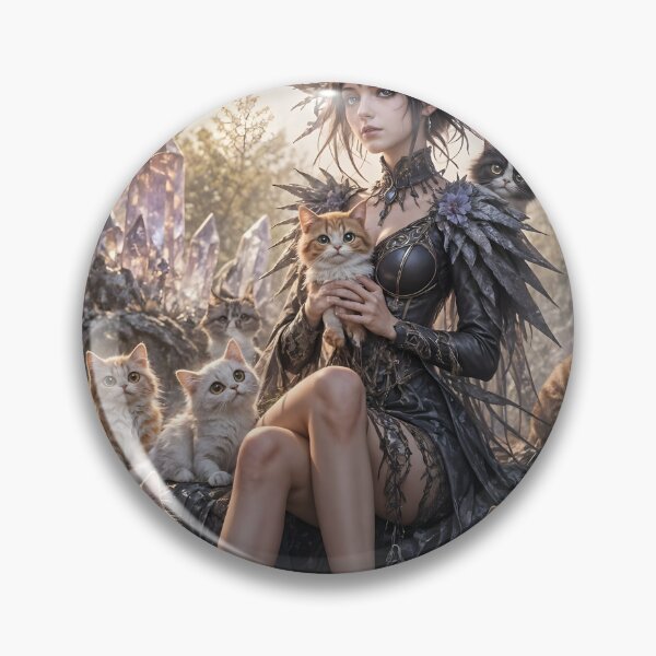Item preview, Lady Etheria surrounded with Cats designed and sold by FrancoAsh.