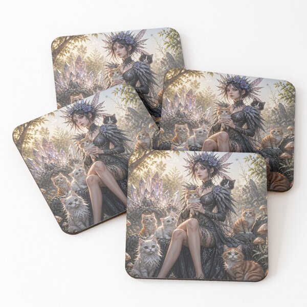 Item preview, Lady Etheria surrounded with Cats designed and sold by FrancoAsh.
