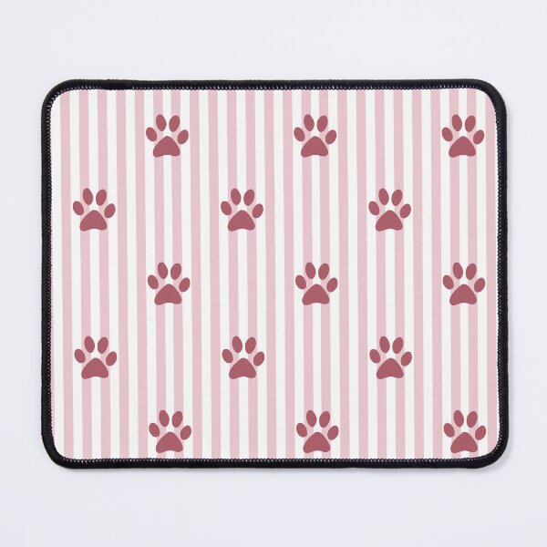 Item preview, Pink Paw Print Stripes | Preppy Dog Lover Gift | Cat Paw Puppy Footprint | Pet Lover Decor | Pet Owner Gift | Minimalist Pet Pattern | Girly Paw Stripes  designed and sold by VivaFy.