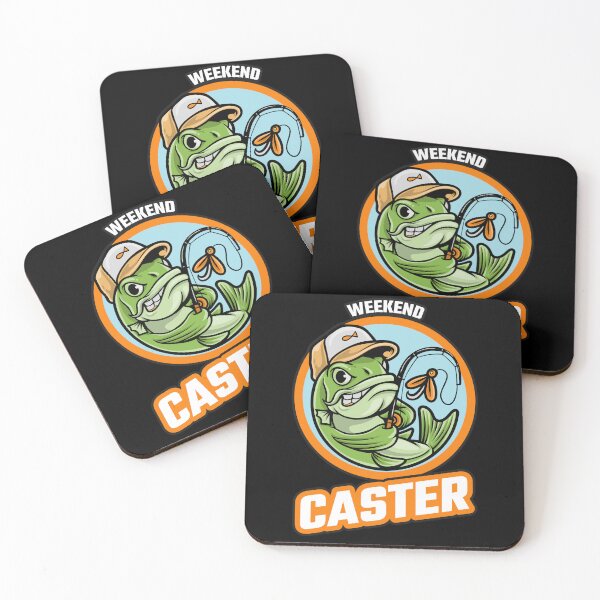 Item preview, Weekend Caster Fishing Addict designed and sold by SquatchPrintsCo.