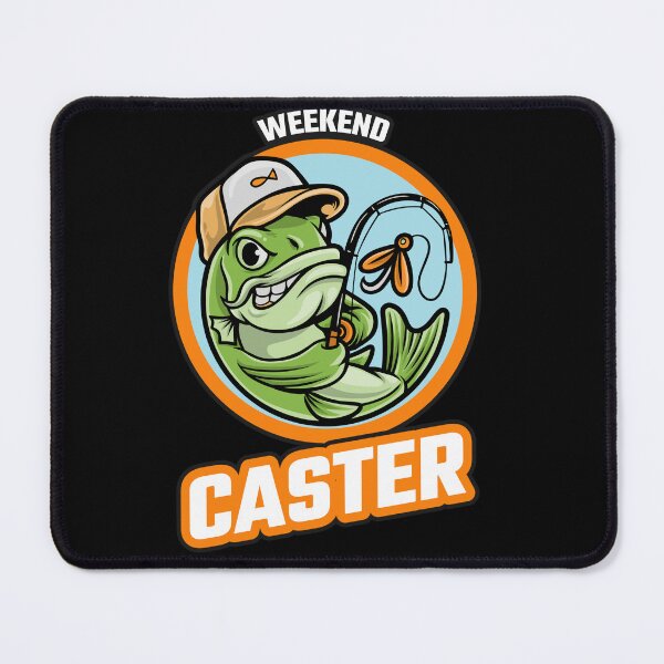 Item preview, Weekend Caster Fishing Addict designed and sold by SquatchPrintsCo.