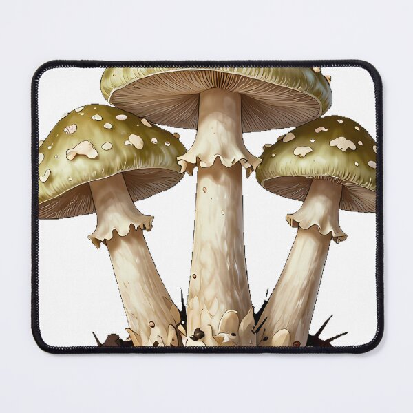 Item preview, Death Cap Mushroom Trio designed and sold by IllumeInk.