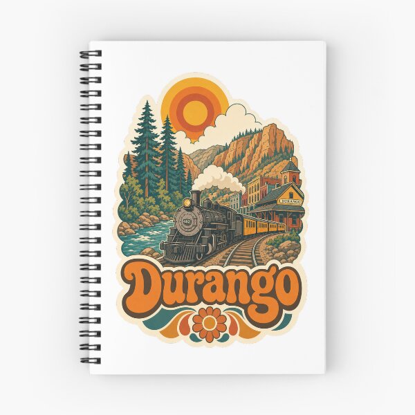 Item preview, Durango USA Travel Souvenir - Retro Illustration designed and sold by VisualArtsOasis.