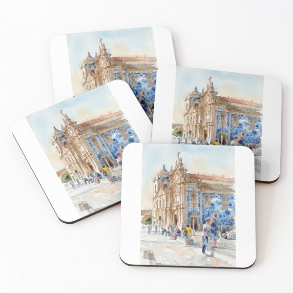 Item preview, Igreja do Carmo Porto Watercolor designed and sold by caracatita75.