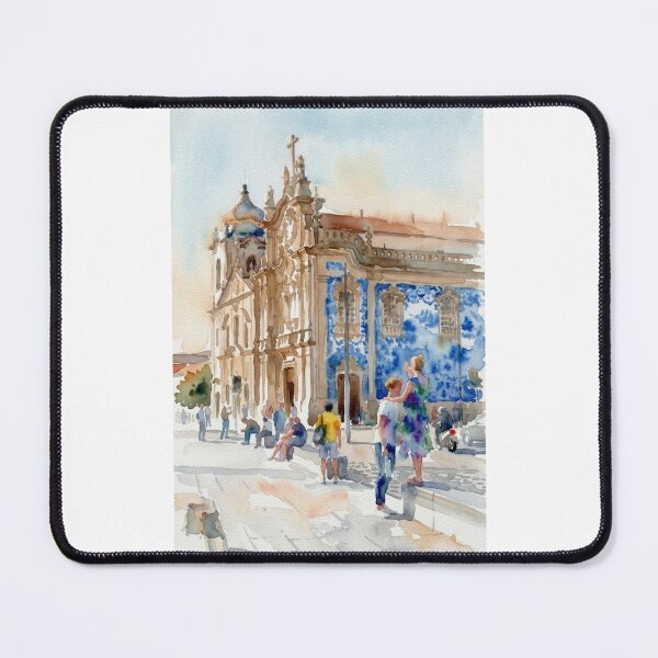 Item preview, Igreja do Carmo Porto Watercolor designed and sold by caracatita75.