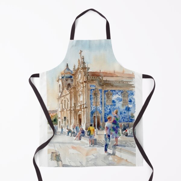 Item preview, Igreja do Carmo Porto Watercolor designed and sold by caracatita75.
