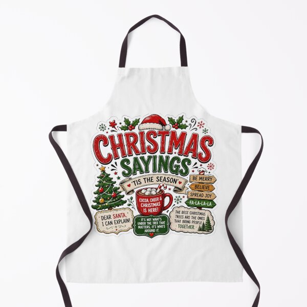 Item preview, Christmas Sayings – Festive Holiday Quote Design designed and sold by LewpyG.