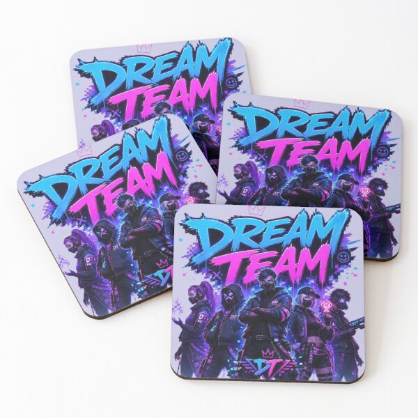 Item preview, DREAM TEAM Gaming Sticker | Neon Esports Squad Streetwear Design designed and sold by Stylestickers55.