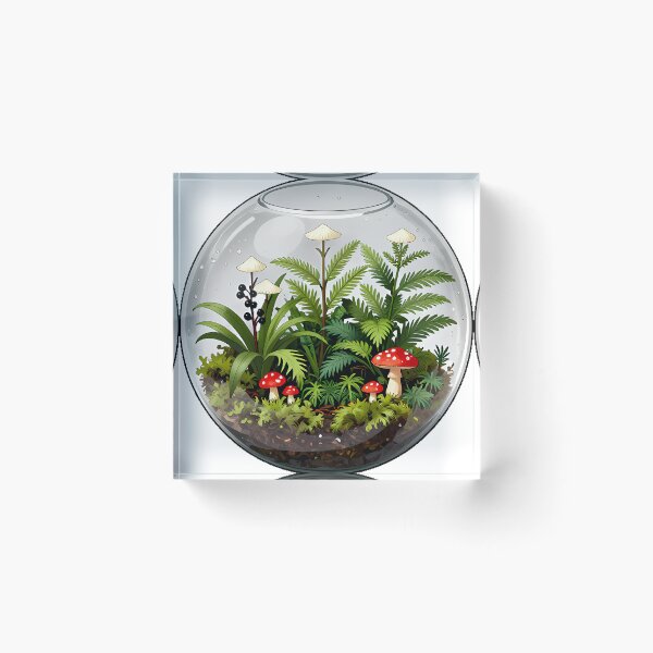 Item preview, Dark Terrarium with Deadly Plants designed and sold by IllumeInk.