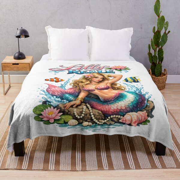 Item preview, Lilly Reale Mermaid Fantasy Art designed and sold by CatLovers Studio.