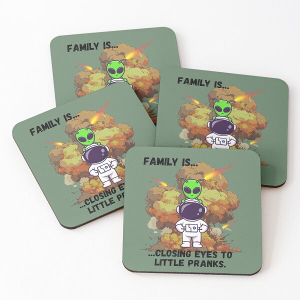 Item preview, Family Is Closing Eyes To Little Pranks Space Art designed and sold by AhmadAnnaPrints.