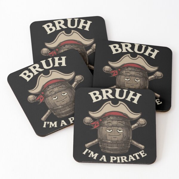 Item preview, Bruh Im A Pirate Funny Barrel Wordplay Meme designed and sold by Arens ★★★★★.