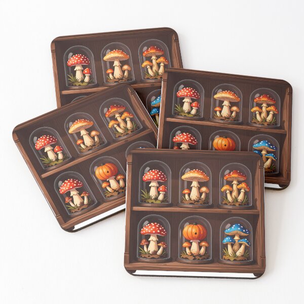 Item preview, Mushroom Apothecary Shelf designed and sold by IllumeInk.