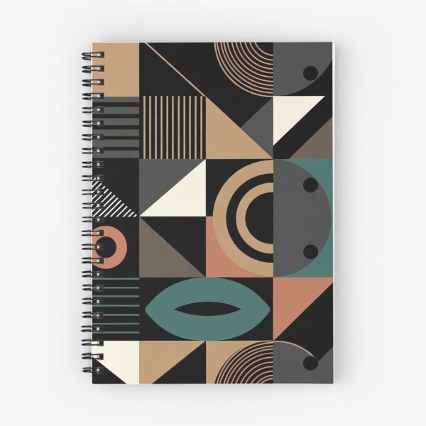 Item preview, Bauhaus Geometric Pattern Mid Century Modern Abstract designed and sold by KDesingArt.