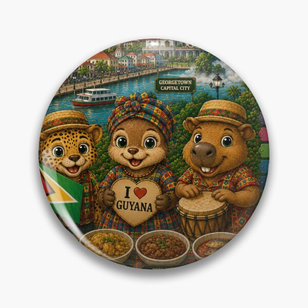 Item preview, Guyana Georgetown – Forests, Waterfalls and Hospitality designed and sold by Cifi64.