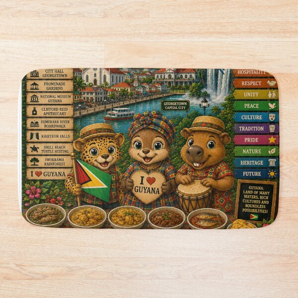 Item preview, Guyana Georgetown – Forests, Waterfalls and Hospitality designed and sold by Cifi64.
