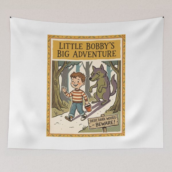 Item preview, Little Bobby's Big Adventure Vintage Storybook | Cute Retro Forest Adventure designed and sold by Mediagraphic.