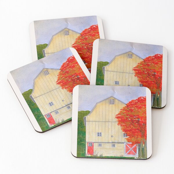 Item preview, Autumn Splendor Country Barn designed and sold by Haxson37art.