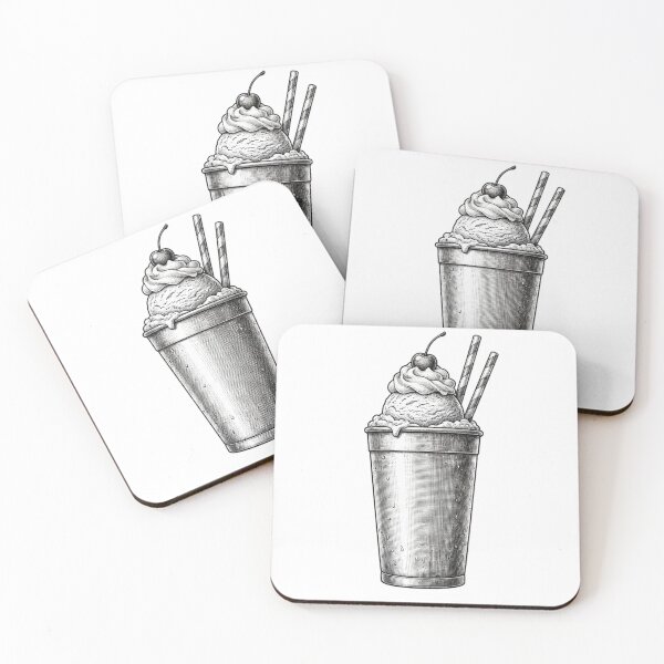 Item preview, Sundae - Realistic Black and White designed and sold by Minimalisticaly.
