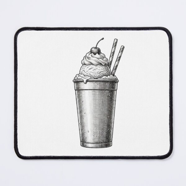 Item preview, Sundae - Realistic Black and White designed and sold by Minimalisticaly.