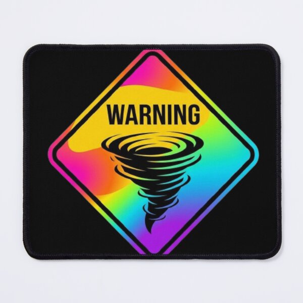 Item preview, Tornado Warning Severe Storm Alert Vibrant Gradient Emergency Safety Sign designed and sold by ProjectNoah.