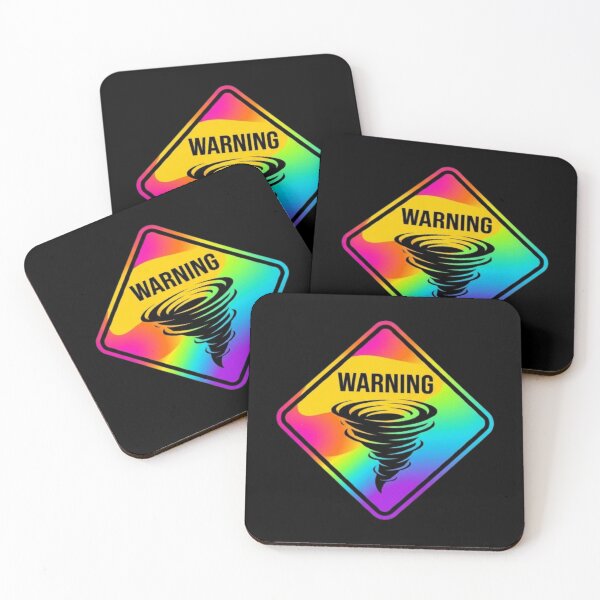 Item preview, Tornado Warning Severe Storm Alert Vibrant Gradient Emergency Safety Sign designed and sold by ProjectNoah.