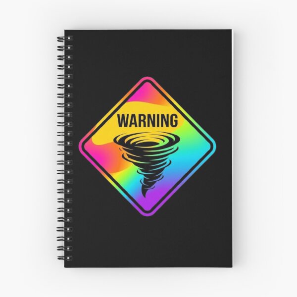 Item preview, Tornado Warning Severe Storm Alert Vibrant Gradient Emergency Safety Sign designed and sold by ProjectNoah.