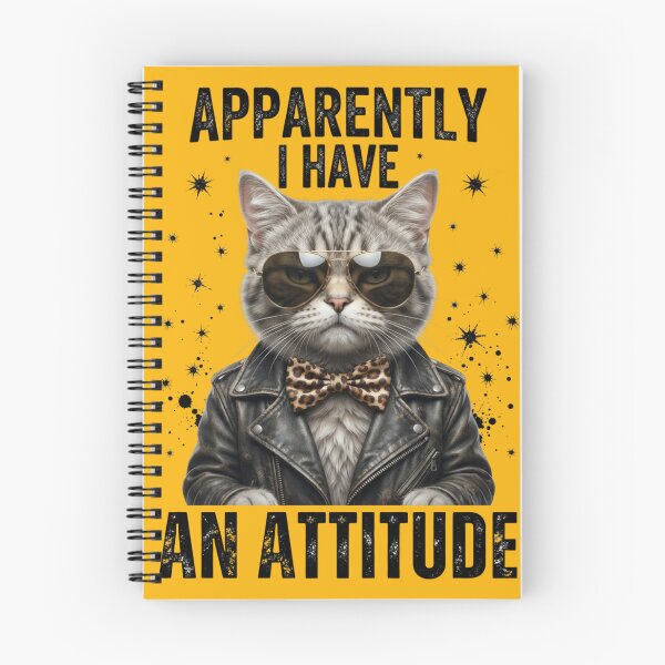 Item preview, Apparently I Have an Attitude Funny Grumpy Cat designed and sold by yanderedev.