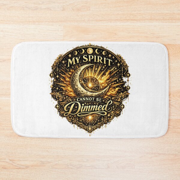 Item preview, My Spirit Cannot Be Dimmed | Celestial Moon Art designed and sold by 'VARI'.