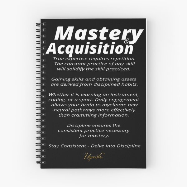 Item preview, Mastery & Acquisition designed and sold by Ulysses Valor.
