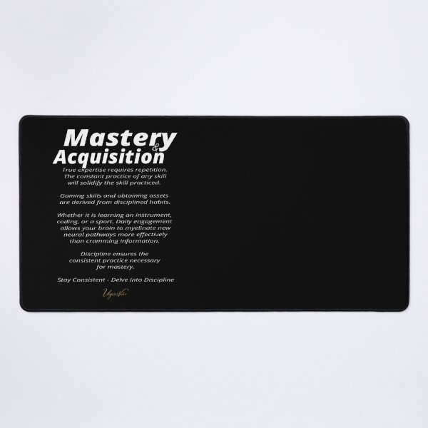 Item preview, Mastery & Acquisition designed and sold by Ulysses Valor.