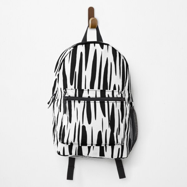Item preview, Black and White Abstract Brushstroke Pattern Illustration designed and sold by BetweenForms.