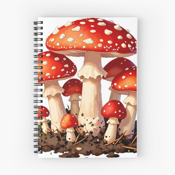 Item preview, Amanita Fly Agaric Cluster designed and sold by IllumeInk.