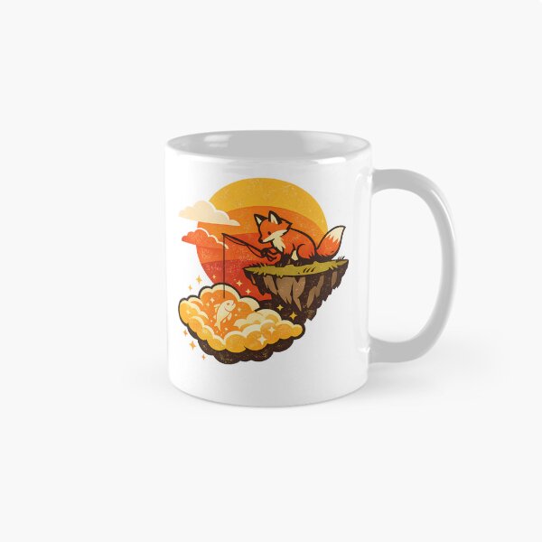 Item preview, Fox Fishing Above the Clouds designed and sold by Unica_designs.