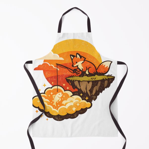 Item preview, Fox Fishing Above the Clouds designed and sold by Unica_designs.