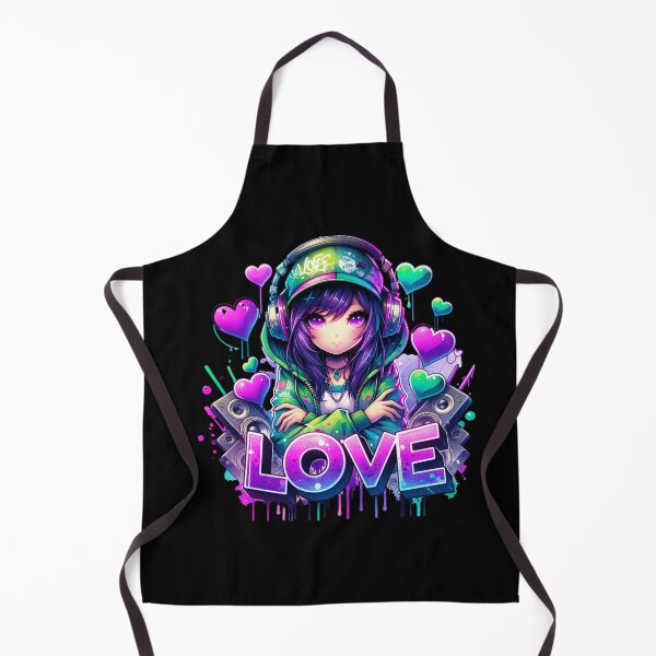Item preview, Cherish – Neon Love Anime Girl designed and sold by bella-rosa87.