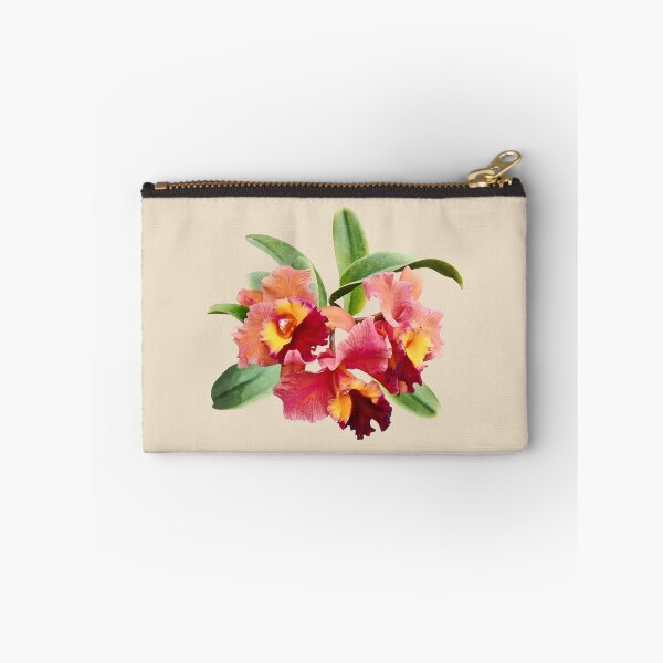 Item preview, Peach and Crimson Cattleya Orchids designed and sold by Susan Savad.